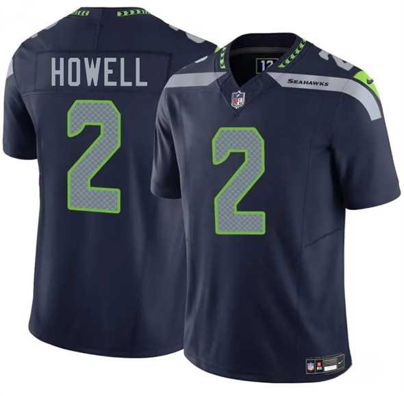 Men & Women & Youth Seattle Seahawks #2 Sam Howell Navy 2025 F.U.S.E. Vapor Limited Stitched Jersey->seattle seahawks->NFL Jersey